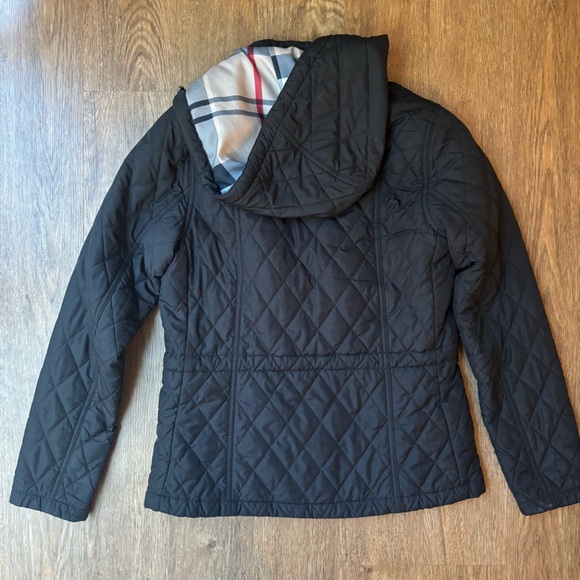 Women’s Black Barbour Millfire Diamond-Quilted Jacket, size: UK: 10. US: 6 - Picture 5 of 5